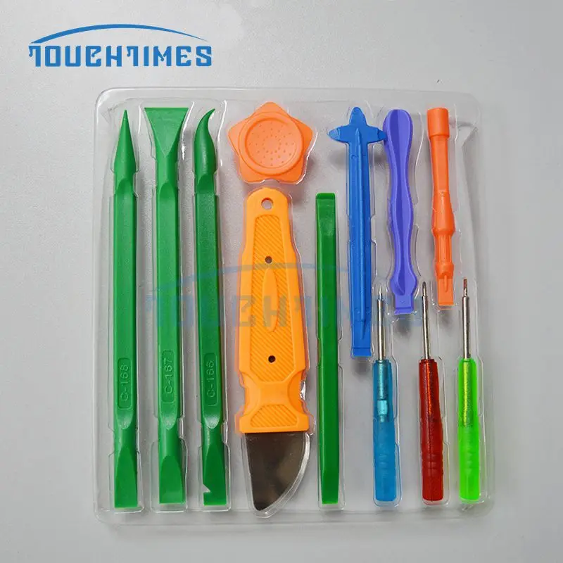 12 in 1 Mobile Phone Repair Tools Kit Spudger Pry Opening Tool Screwdriver Set for iPhone iPad