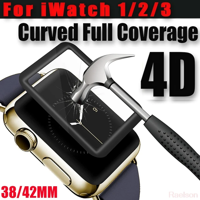 Best Price 4D Curved Full Coverage Tempered Glass For Apple Watch 1/2/3 Full Screen Protector Cover 38mm/42mm size 9H glass film for iwatch Best Price 4D Curved Full Coverage Tempered Glass For Apple Watch 1/2/3 Full Screen Protector Cover 38mm/42mm size 9H glass film for iwatch
