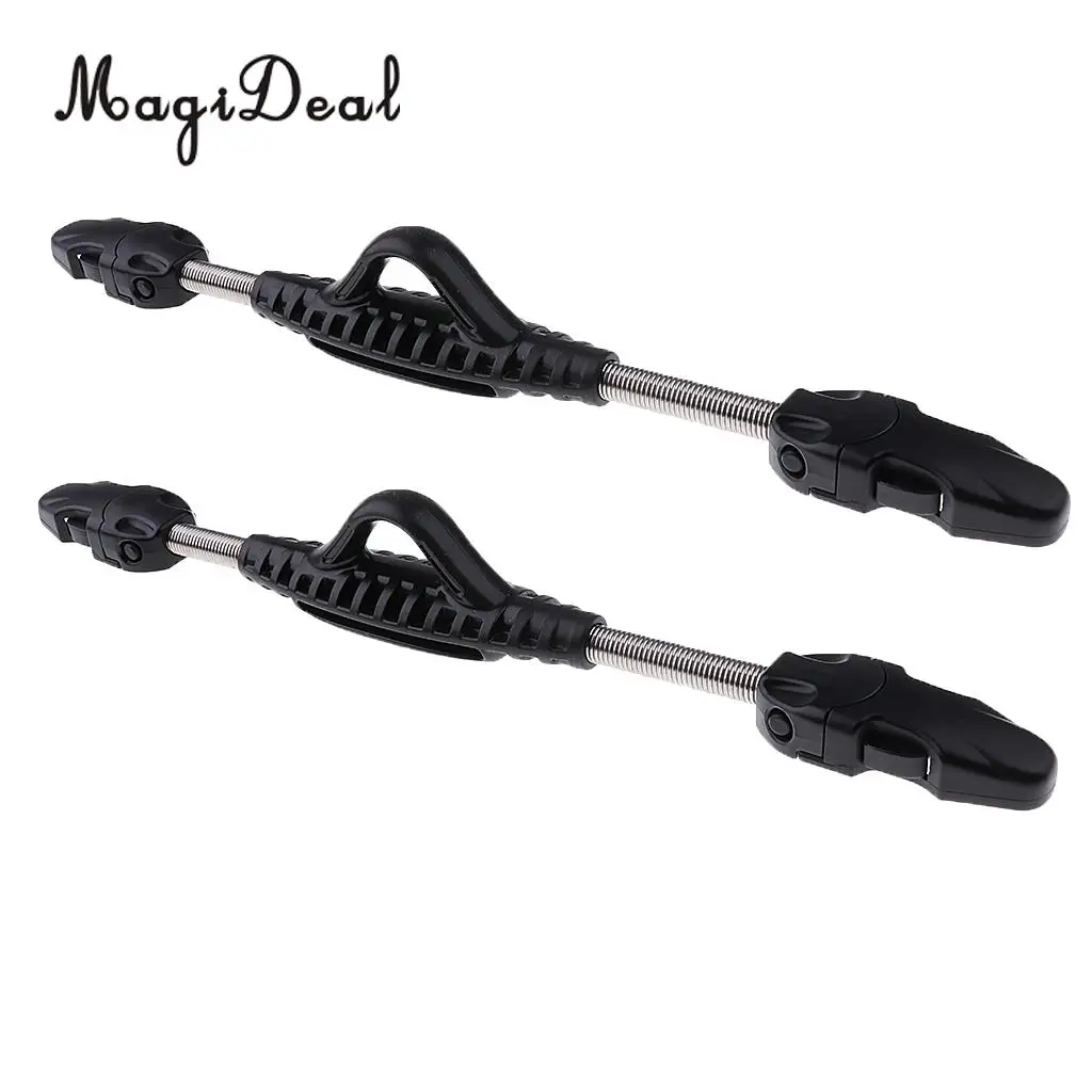 

MagiDeal 2 Pieces Stainless Steel Spring Fin Straps for Scuba Dive Diving Swimming Snorkeling Sailing