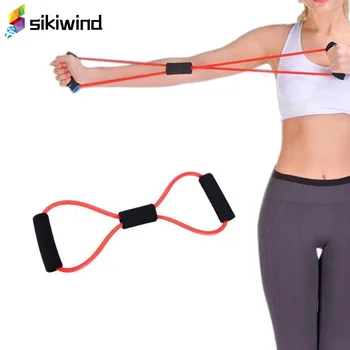 

Resistance Bands 8 Shaped Fitness Elastic Rubber Loops Latex Pull Rope Sports Rubber Expander Band Yoga Pilates Fitness Belt Z60