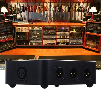 

1 In 6 Out XLR Horizontal Parallel Distributor Audio Splitter/Switcher Allocator
