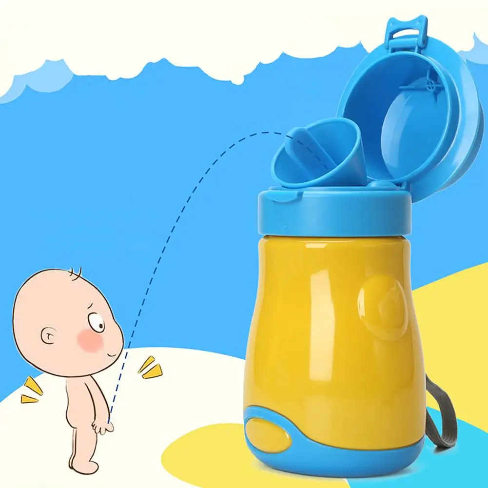 

Infant Children Portable Baby Child Potty Urinal Emergency Toilet For Camping Car Travel And Kid Potty Pee Training (Boy)