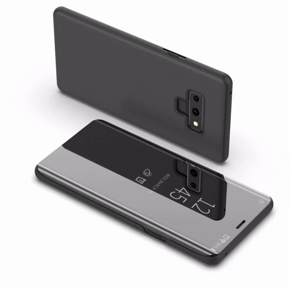Имидо Clear View Smart Зеркало чехол для телефона для samsung Galaxy S9 S8 плюс S7 S6 края для Note9 8 для A3 A5 A6 A7 A8 A9 Coque