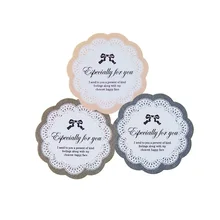 90 pçs/lote especialmente para você laço kraft etiqueta de vedação etiqueta decoração do presente adesivos padaria cookie embalagem saco papel selo etiquetas
