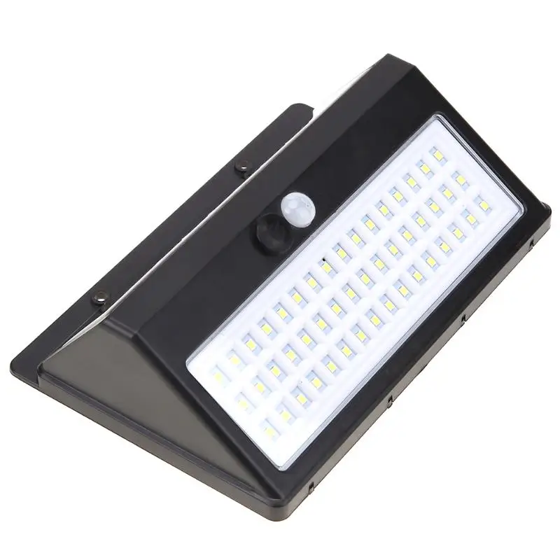 

Solar Powered Outdoor Waterproof 48LED Motion Sensor Garden Wall White Light Lamp Control Lighting Exterior Security Light