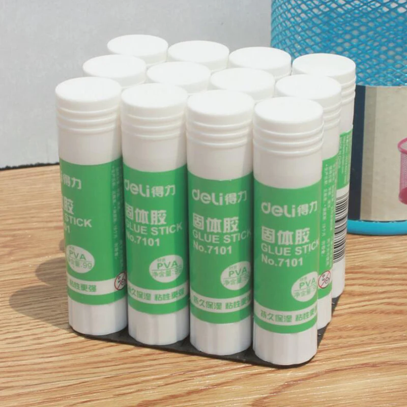 

High viscosity Solid Glue Plastic Glue Stick Adhesive for Home Art Paper Card Photo School Supplies Students Stationery 9g