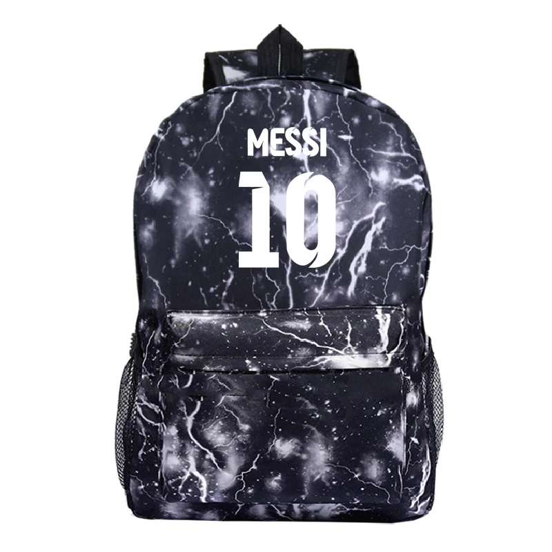 Красивый рюкзак Месси с новым рисунком для ноутбука Mochila, модный мужской женский рюкзак для мальчиков и девочек, Мужская Женская дорожная сумка для ноутбука - Цвет: 13