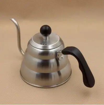 1 шт., 0830 л, чайник для чая и кофе в стиле Hario, чайник из нержавеющей стали с гусиным носиком, чайник для кофе, чайник для горячей воды - Цвет: 1000ml