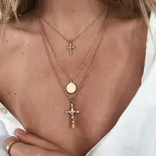 Wholesale Gorgeous Popular Fashion Women Wedding Jewelry Geometric Bohemian Multi layer Pendant Necklaces Charm Chains Necklace Wholesale Gorgeous Popular Fashion Women Wedding Jewelry Geometric Bohemian Multi layer Pendant Necklaces Charm Chains Necklace