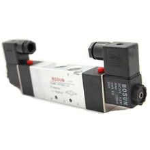 4V330C-10 двойной Электронный контроль пневматический клапан 24 В 5 портов 3 положения Соленоидный клапан управления, воздушный клапан