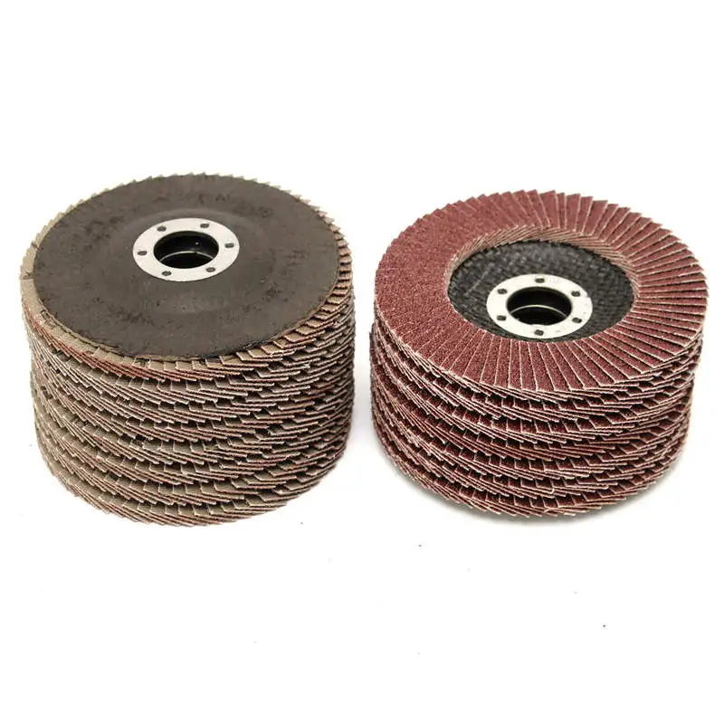 

15pcs Flap Discs 115mm Sanding Discs 40 60 80 Grit Grinding Wheels Discs Angle Grinder Jewerly Polishing Tools