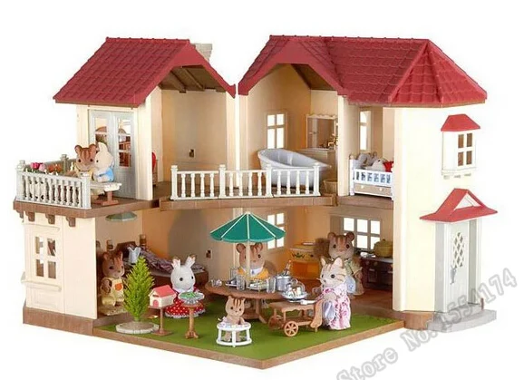 casa con luz sylvanian families