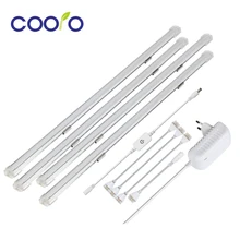 2/4 шт. 50 см светодиодный свет бар сенсорный Сенсор диммер СВЕТОДИОДНЫЙ свет шкафа бесшовные подключения 2835 Светодиодный жесткий линейный светильник Кухня 24 V