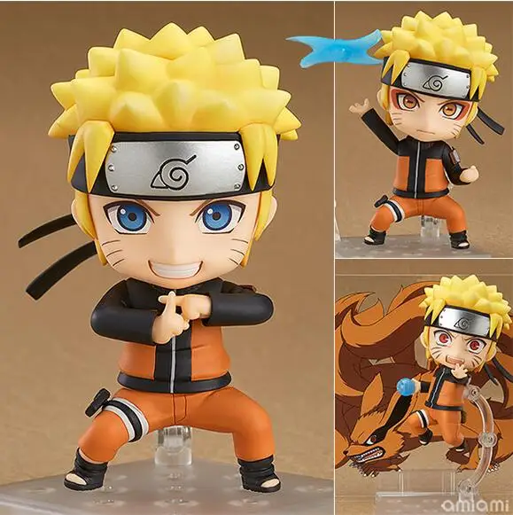 

Naruto Nendoroid PVC 100mm Action Figures Anime Uzumaki Naruto Toys Rasengan Collectible Model Toy