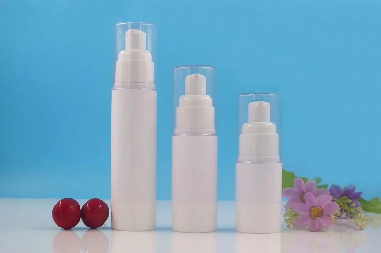50ML white plastic airless bottle lotion/emulsion/eye serum/liquid foundation/whitening essence/sunscreen cosmetic packing | Красота и