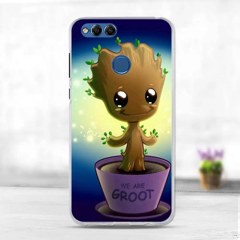 Untuk Huawei Kehormatan 7X Case Cover Coque Kehormatan 7X TPU Soft Case Lucu Ponsel Fundas untuk Huawei Honor7X Mencakup Telepon bumper Case