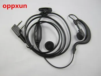 

OPPXUN 9 PCS Earpiece For kenwood WOUXUN QANSHENG PUXING BF UV5R H777 TYT Two-way Radio walkie talkie