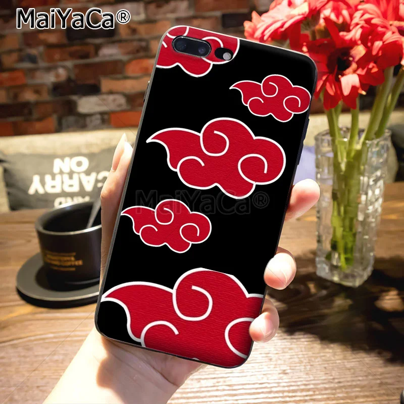 MaiYaCa логотип Akatsuki Naruto красочные милые аксессуары для телефонов Чехол для iPhone 8 7 6 6S Plus X XS MAX XR 5 5S SE 11pro чехол в виде ракушки