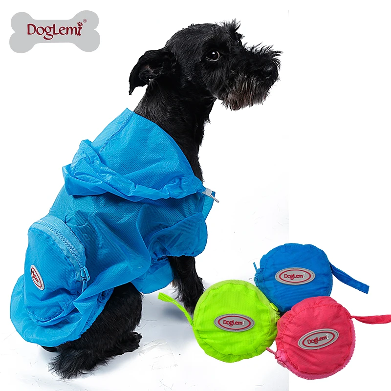 Pet Dog Raincoat Waterproof Dog Sun Protection Clothing UV Resistant