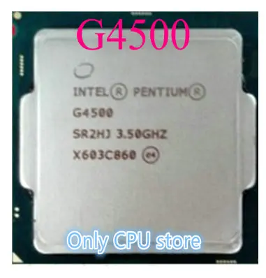 Бесплатная доставка процессор G4500 3 5 ГГц LGA 1151 51 Вт для настольного компьютера с