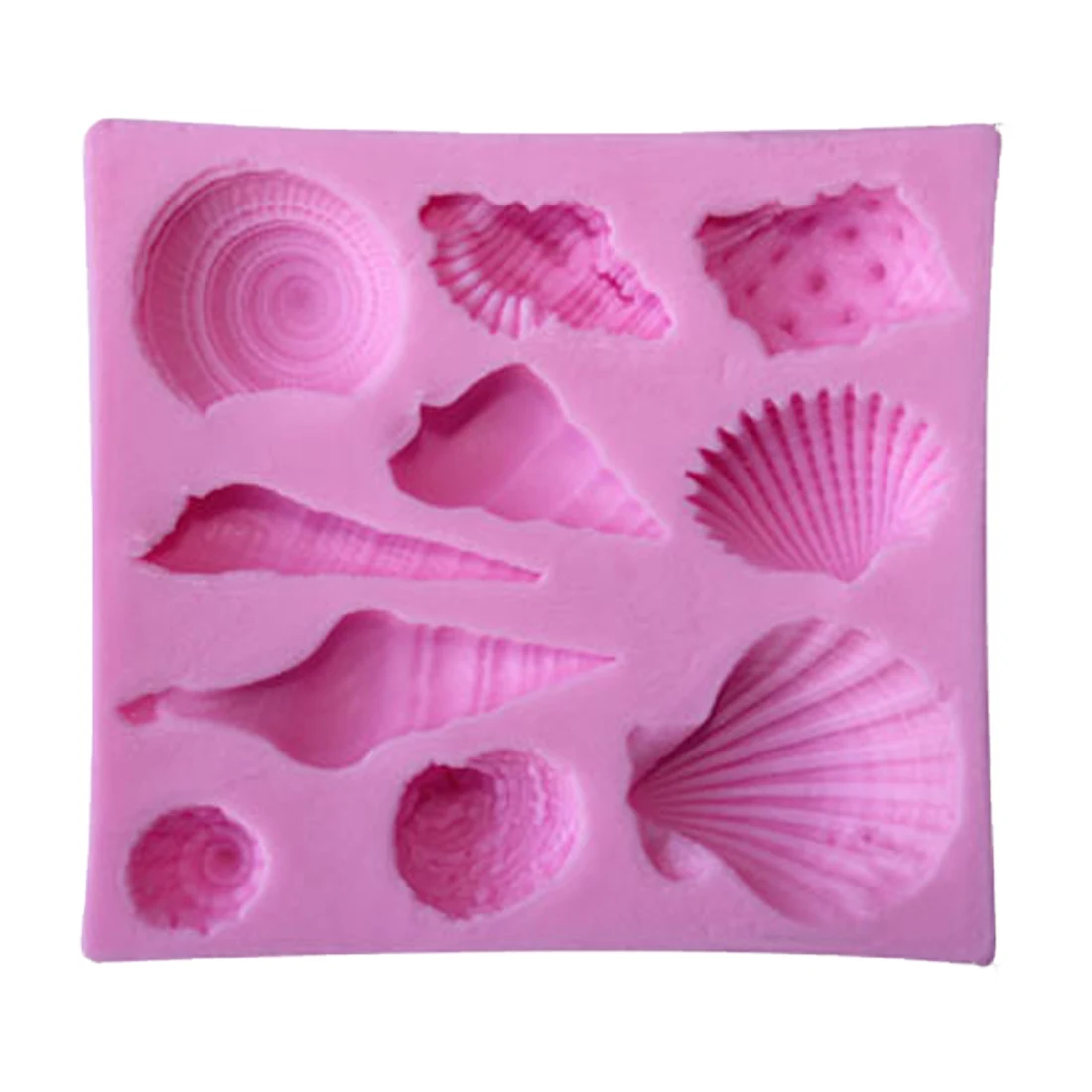 

Useful Lovely Shell Starfish Conch Sea Silicone Mold Fondant Cake Decorating Tools Soap Mold Cake Chocolate