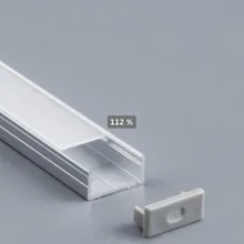 2 м/шт. 35 шт./лот 2000 мм X 18 мм X 8,5 мм светодиодный экструзионный алюминиевый профиль для светодиодный полосы света с крышкой и фитинги