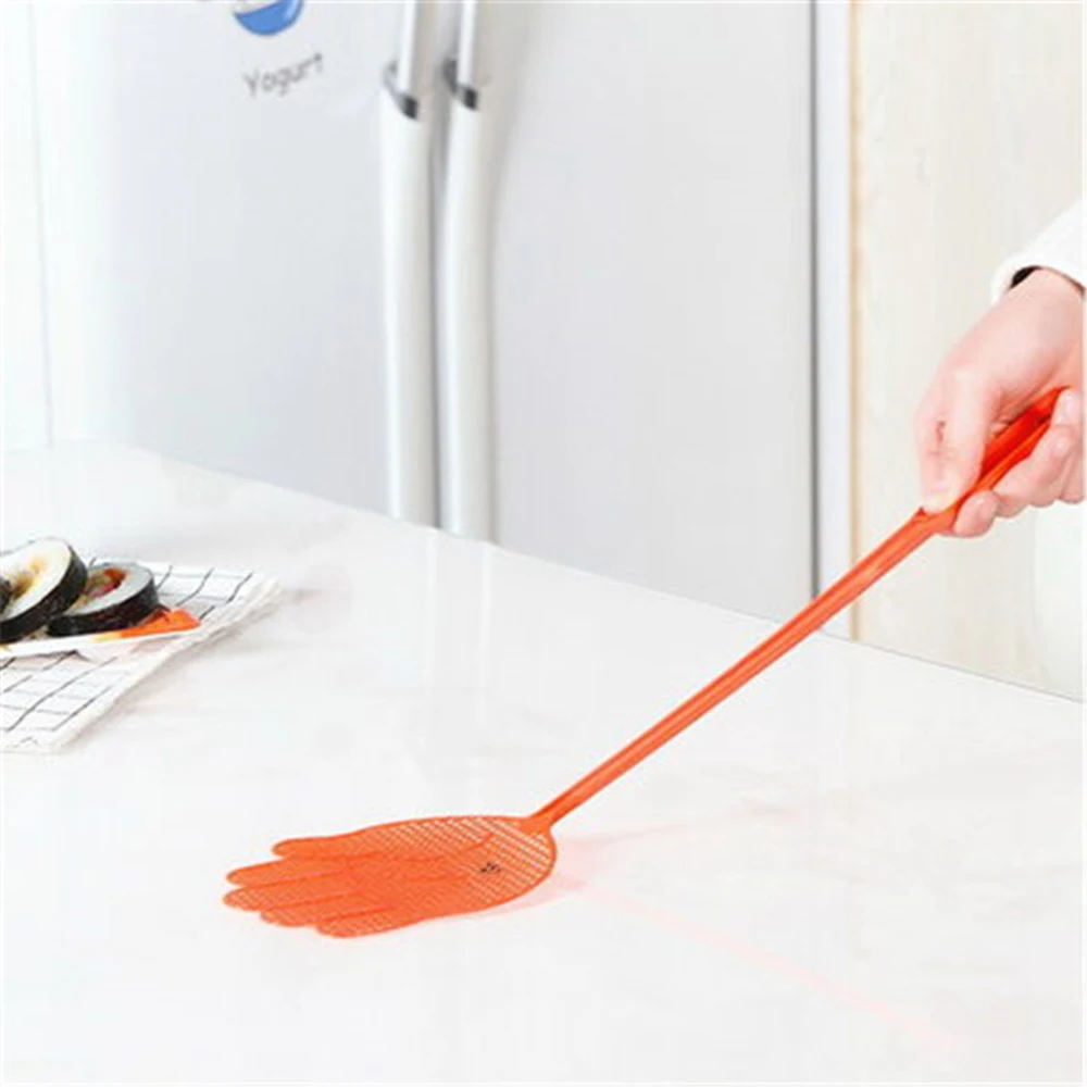 1pc Fly Swatter Pest Control Manual Plastic Durable Long Handle New Arrival Hot Sale Swatter Bug Zapper Mosquito killer