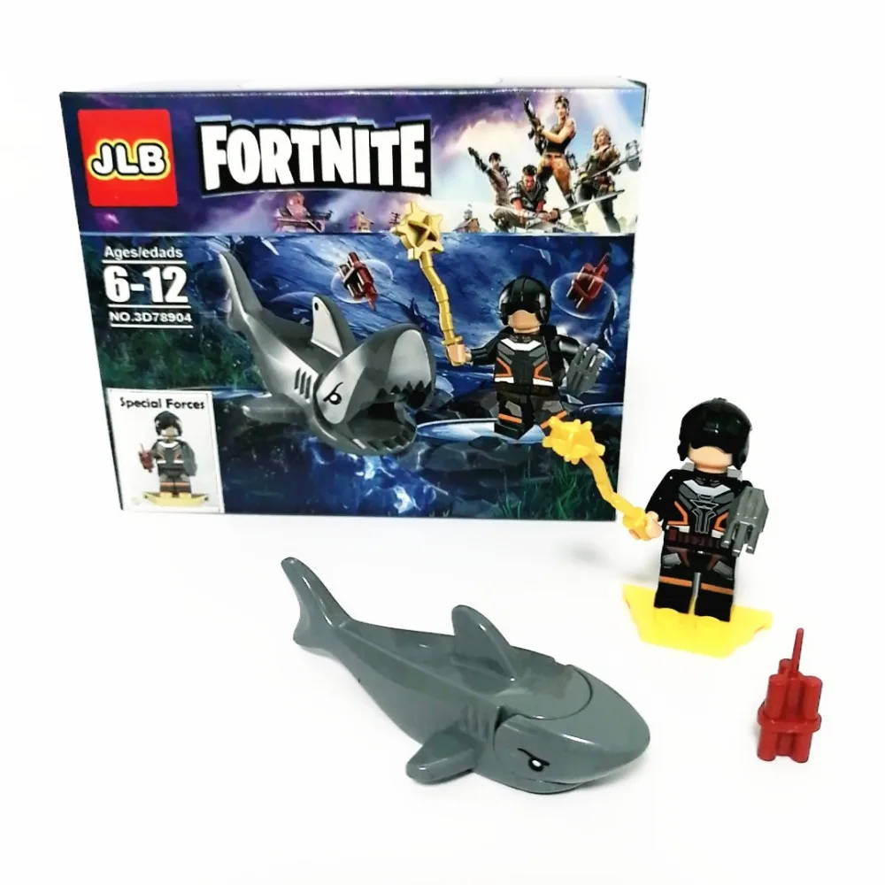 

New Compatible Fortinet LegoINGlys Mini Figure for Skull Trooper Alpine Ace Special Forces Fans Christmas Gift