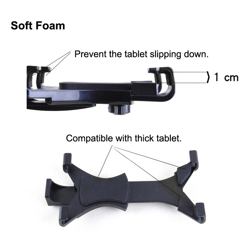 Universal Tablet Tripod Mount Clamp Holder Bracket Clip Adapter for 7/"~10.1/"iPad