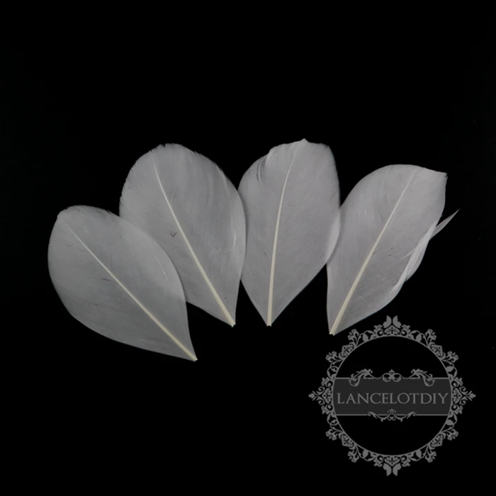 

6-10mm white bird feather DIY jewelry supplies findings 1506013
