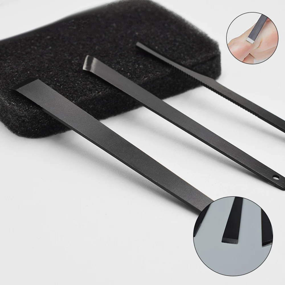 3 шт. нож для педикюра из нержавеющей стали для удаления омертвевшей кожи ремонт старых ногтей лезвие