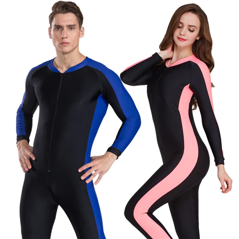 2018 mens wetsuits women surfing diving suit couple sunscreen swimwear