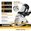 DEKO DKMS85Q2 26mm Depth Mini Circular Saw with 4 Blades, BMC Box Electric Wood Saw Personal Safety & Electrical Safety System ► Photo 2/6