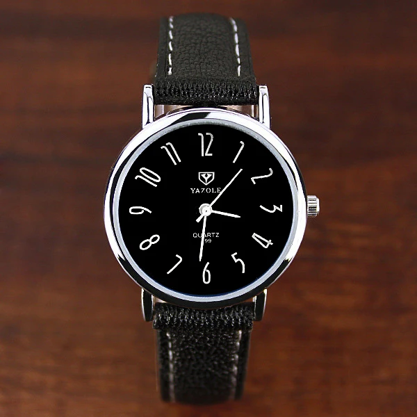 YAZOLE детские часы известного бренда, детские часы для девочек и мальчиков, детские наручные часы, кварцевые часы, наручные часы для девочек и мальчиков, подарок-сюрприз - Цвет: black black
