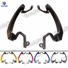Waase alça traseira para motocicleta, alça para grade traseira de assento pillion passageiro para yamaha mt07 MT-07 FZ-07 2014 2015 2017