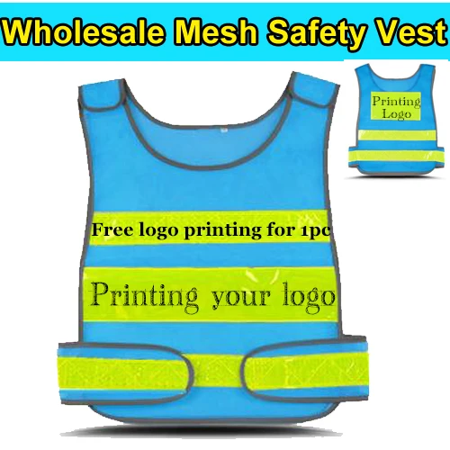 Black Security Reflective Vest