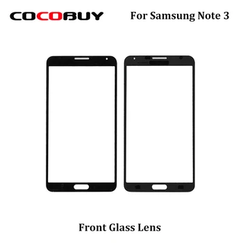 

Novecel 10Pcs Front Glass Lens Samsung Note 3 N900 5.7" for Phone Replacement