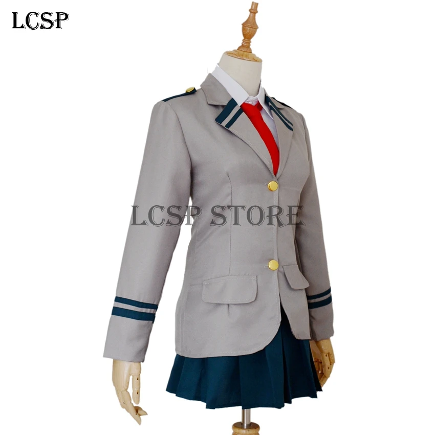 LCSP My Hero Academy OCHACO URARAKA японский костюм для косплея Аниме Взрослый школьная форма для девочек выходной костюм одежда