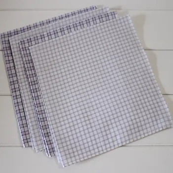 

Ladies handkerchief Cotton Handcuffs Plaid 5Pcs/Lot 40CM