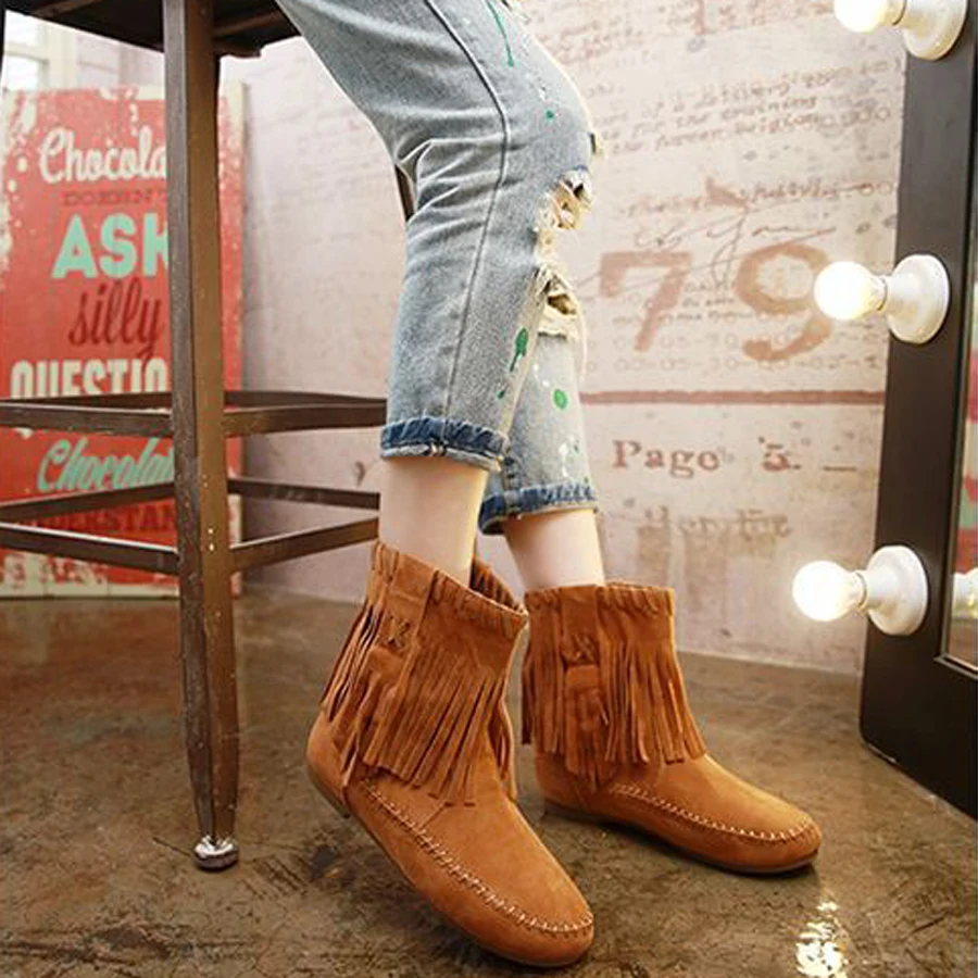 Fringe Cowboy Boots(5)