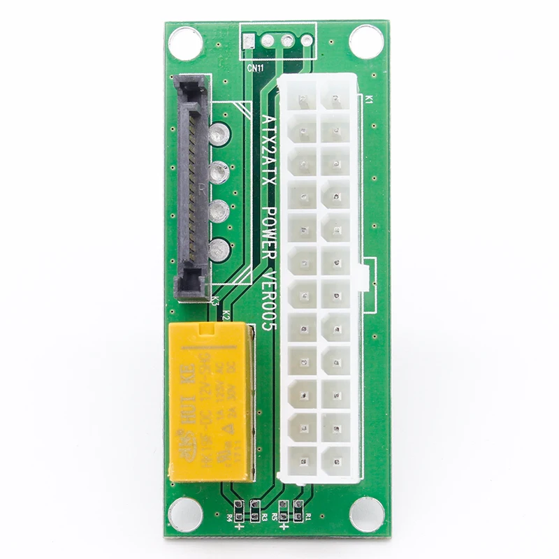 

1pcs Desktop ATX 24PIN Dual PSU Power Synchronizer Start Extender Cable Card adapter for Bitcoin Mining add2psu