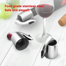 Горячая пробки для вина, 4 упаковка, нержавеющая сталь Пробка для вина, многоразовый консервант для бутылки вина с вилкой, держит ваше вино свежим сим