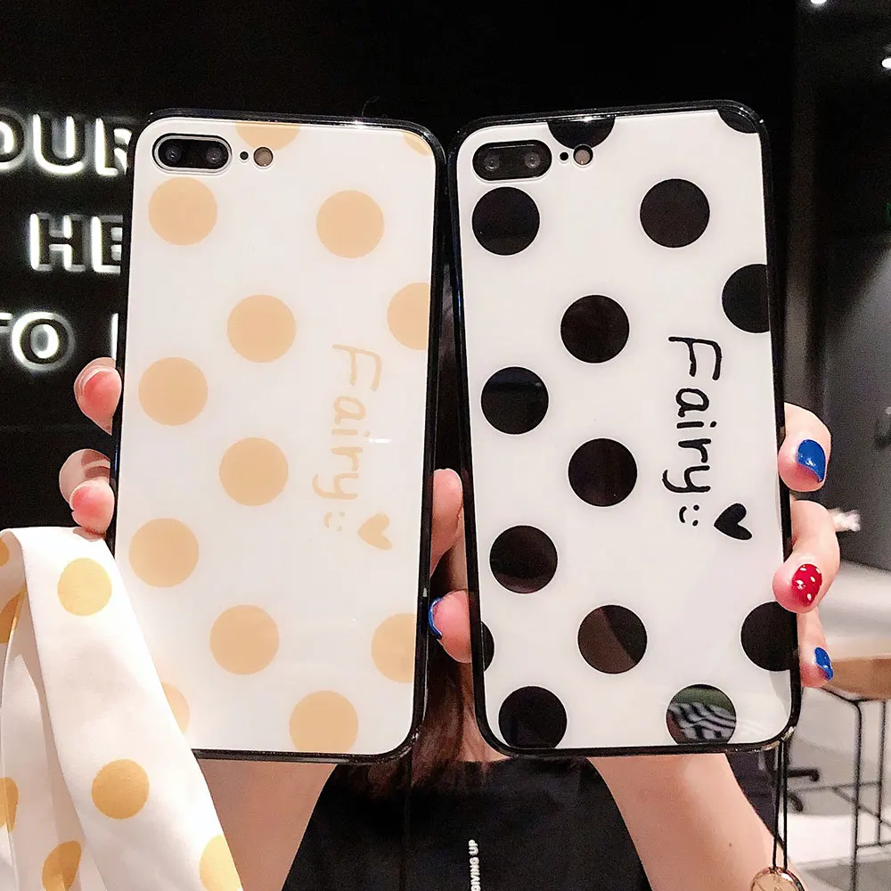 KISSCASE Fashion Phone Case For iPhone 7 8 XR XSMAX X XS Smooth Slim Glass Back Cover 6 6s Plus Coque Capa |