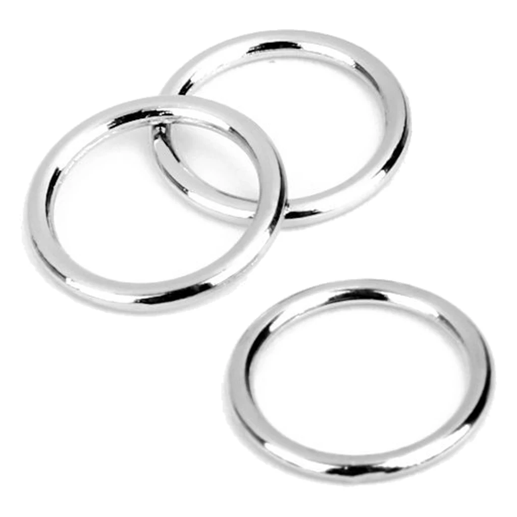 

Round Ring Buckle of Bra in Iron for Sewing 10mm Lot of 100pcs Silver Color
