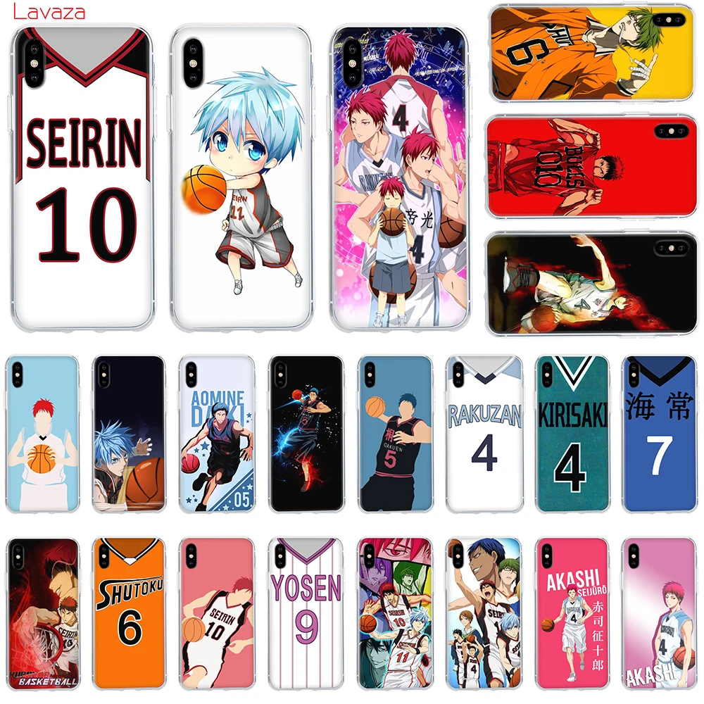 

Lavaza Anime Kuroko no Basket Hard Phone Case for Apple iPhone 6 6s 7 8 Plus X 5 5S SE for iPhone XS Max XR Cover
