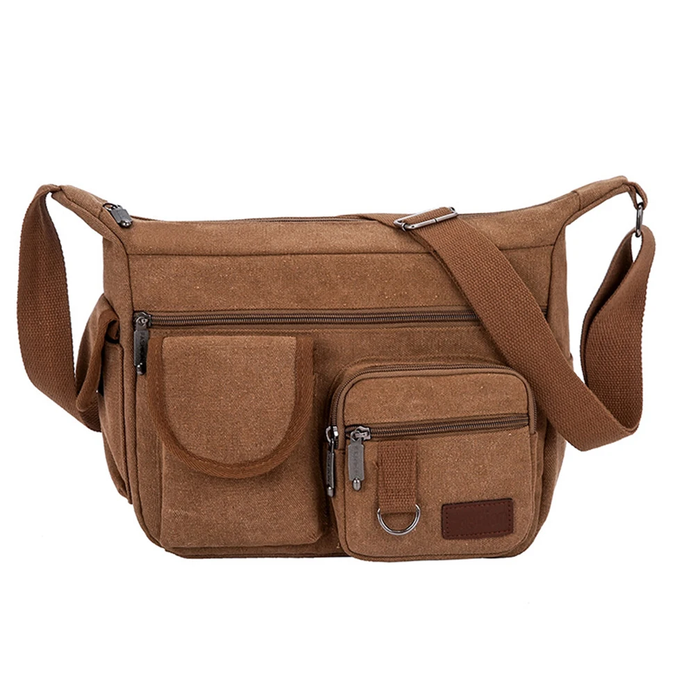 

Men's Canvas Bag Handbag Men Women Oblique Satchel Bags Messenger Bag Shoulder Bags Travel Handbag