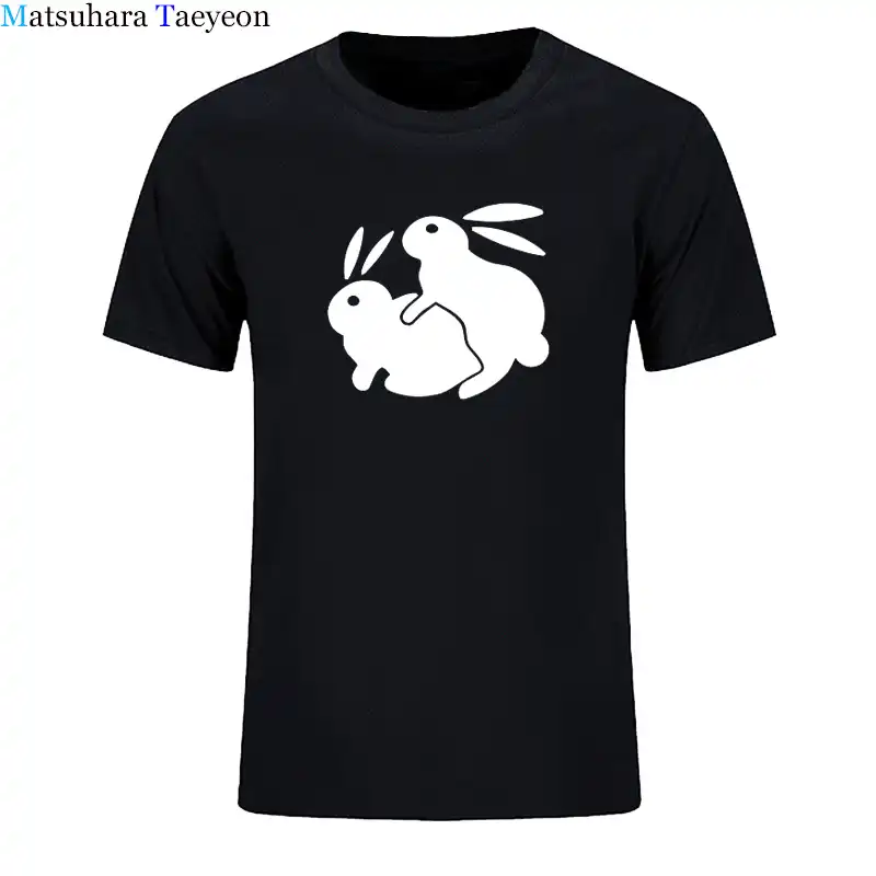Matsuhara テヨンブランド Arder Tシャツ男性半袖ラウンド襟バニーウサギセックス Fansy 印刷 Tシャツメンズウェア Brand T Shirt T Shirtt Shirt Brand Aliexpress