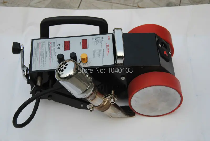 

Welding pvc hot air plastic welder torch auto parts supply plastic hot air gun Hot sale tent pvc banner welder one free heater