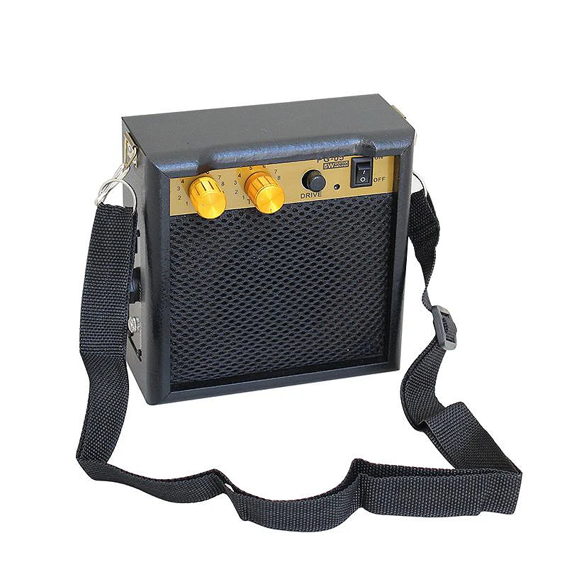 

Kokko Pg-05 5W Dc 9V Electric Guitar Amplifier Speaker Mini Guitar Amp With Shoulder Strap For Acoustic Electric Guitar Parts