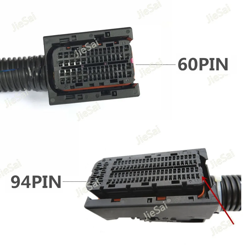 EDC17Automotive94Pin60PinECUPlugPCBoardSocketWithWiring